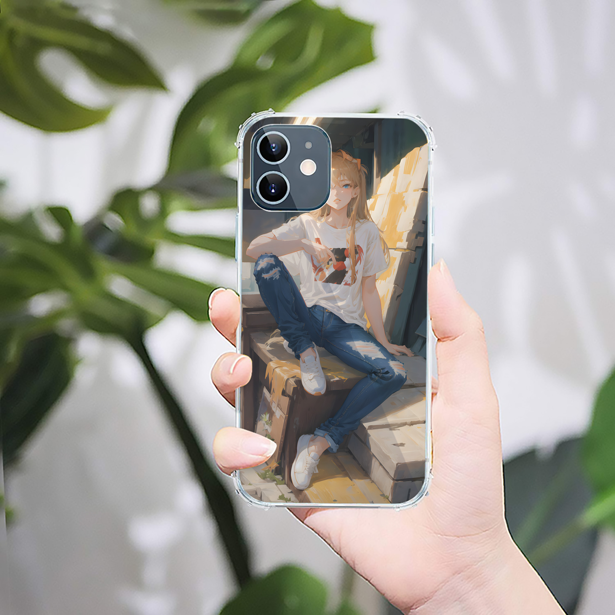 （画像用） EVA 新世紀エヴァンゲリオン 【iPhone 12シリーズ対応】透明スマホケース（クリアソフトケース）